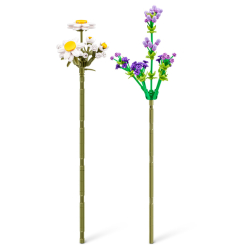 Конструктори з унікальними деталями - Конструктор MAX S1 Садові квіти Ромашки та фіолетові квіточки 243 деталі (83184GQ1/2) Конструктори з унікальними деталями - Конструктор MAX S1 Садові квіти Ромашки та фіолетові квіточки 243 деталі (83184GQ1/2)