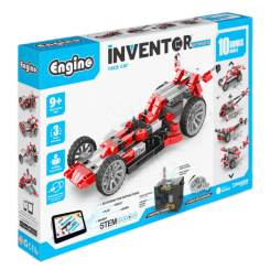Конструктори з унікальними деталями - Конструктор Engino Inventor Motorized Гоночний автомобіль 10 в 1 (IN50) Конструктори з унікальними деталями - Конструктор Engino Inventor Motorized Гоночний автомобіль 10 в 1 (IN50)
