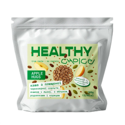 Солодощі - Каша з плющеної чорнозерної спельти та льону Healthy choice Apple hugs з яблуком, родзинками і корицею (4820237130822) Солодощі - Каша з плющеної чорнозерної спельти та льону Healthy choice Apple hugs з яблуком, родзинками і корицею (4820237130822)