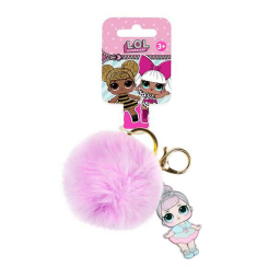 Брелоки - Брелок Cerda Acrilico pom-pom LOL фіолетовий (CERDA-2600000564/2) Брелоки - Брелок Cerda Acrilico pom-pom LOL фіолетовий (CERDA-2600000564/2)