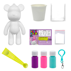 Набори для творчості - Набір для творчості Pour Palz Флюїд Арт Брелок Ведмедик фіолетовий (GS-G66341/2) Набори для творчості - Набір для творчості Pour Palz Флюїд Арт Брелок Ведмедик фіолетовий (GS-G66341/2)