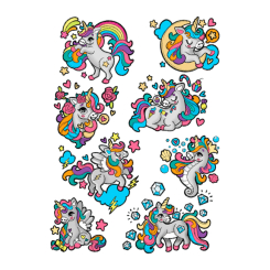 Косметика - Набір тату для тіла Arley Sign Веселкові єдинороги (1506) Косметика - Набір тату для тіла Arley Sign Веселкові єдинороги (1506)