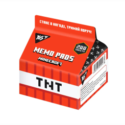 Канцтовари - Папір для записів Yes Tetra Pak Minecraft (170319) Канцтовари - Папір для записів Yes Tetra Pak Minecraft (170319)