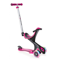 Самокати - Самокат Globber Evo comfort lights рожевий 5 в 1 (459-110) Самокати - Самокат Globber Evo comfort lights рожевий 5 в 1 (459-110)