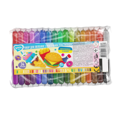 Набори для ліплення - Набір для ліплення Lovin Повітряний пластилін 34 кольори (70148) Набори для ліплення - Набір для ліплення Lovin Повітряний пластилін 34 кольори (70148)