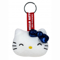 Брелоки - Брелок Hello Kitty Хелло Кітті Ювілейна 50 Синій бантик 7 см (760023891/2) Брелоки - Брелок Hello Kitty Хелло Кітті Ювілейна 50 Синій бантик 7 см (760023891/2)