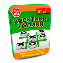 Настільні ігри - Настільна гра Yago Хрестики Нулики магнітна (40110) Настільні ігри - Настільна гра Yago Хрестики Нулики магнітна (40110)