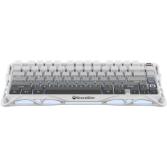 Клавіатура і миші - Клавіатура GravaStar Mercury K1 80keys Kailh Cheery Pink EN/UKR BT/WL/USB білий (GSK1_GWHT) Клавіатура і миші - Клавіатура GravaStar Mercury K1 80keys Kailh Cheery Pink EN/UKR BT/WL/USB білий (GSK1_GWHT)
