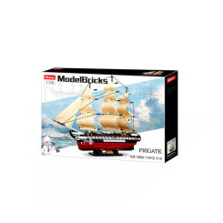 Конструктори з унікальними деталями - Конструктор Sluban Model Bricks Фрегат ІХ-21 1118 деталей (M38-B0836) Конструктори з унікальними деталями - Конструктор Sluban Model Bricks Фрегат ІХ-21 1118 деталей (M38-B0836)