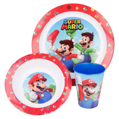 Чашки, склянки - Набір посуду Stor Kids micro set Super Mario (Stor-21449) Чашки, склянки - Набір посуду Stor Kids micro set Super Mario (Stor-21449)