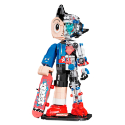 Конструктори з унікальними деталями - Конструктор Pantasy Astro Boy зі скейтбордом 1118 елементів (86207) Конструктори з унікальними деталями - Конструктор Pantasy Astro Boy зі скейтбордом 1118 елементів (86207)