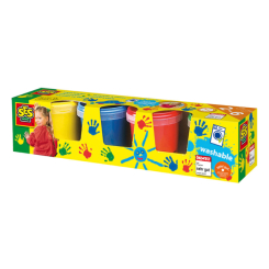 Канцтовари - Набір для творчості Пальчикові фарби SES My first (14413S) Канцтовари - Набір для творчості Пальчикові фарби SES My first (14413S)