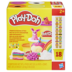 Набори для ліплення - Набір пластиліна Play-Doh 18 баночок (G0522) Набори для ліплення - Набір пластиліна Play-Doh 18 баночок (G0522)