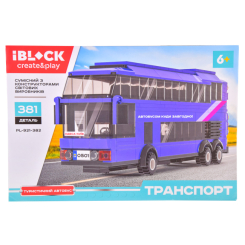 Конструктори з унікальними деталями - Конструктор IBLOCK Туристичний автобус 381 деталь (PL-921-382) Конструктори з унікальними деталями - Конструктор IBLOCK Туристичний автобус 381 деталь (PL-921-382)