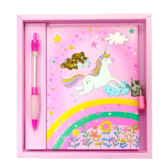 Канцтовари - Блокнот Malevaro Єдиноріг в хмаринках з ручкою (W362038-A) Канцтовари - Блокнот Malevaro Єдиноріг в хмаринках з ручкою (W362038-A)