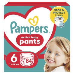 Підгузки - Підгузки-трусики Pampers Active baby Giant 13-19 кг 84 шт (8006540069530) Підгузки - Підгузки-трусики Pampers Active baby Giant 13-19 кг 84 шт (8006540069530)
