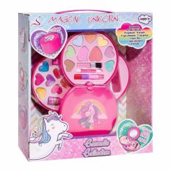 Косметика - Набір косметики Qunxing Таємничий єдиноріг триярусна палетка (J-1007) Косметика - Набір косметики Qunxing Таємничий єдиноріг триярусна палетка (J-1007)