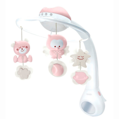 Підвіски, мобілі - Музичний мобіль Infantino персиковий (302050I) Підвіски, мобілі - Музичний мобіль Infantino персиковий (302050I)