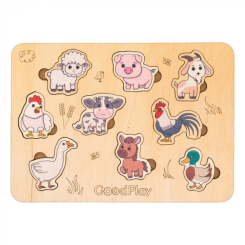 Розвивальні іграшки - Пазл-сортер Good Play Ферма (PS-4-013) Розвивальні іграшки - Пазл-сортер Good Play Ферма (PS-4-013)