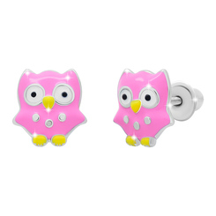 Ювелірні прикраси - Сережки UmaUmi Сова рожеві (6487436374259) Ювелірні прикраси - Сережки UmaUmi Сова рожеві (6487436374259)