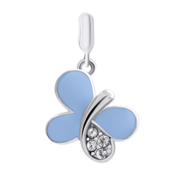 Ювелірні прикраси - Кулон UmaUmi Fly Метелик блискучий блакитний (0010000016970) Ювелірні прикраси - Кулон UmaUmi Fly Метелик блискучий блакитний (0010000016970)