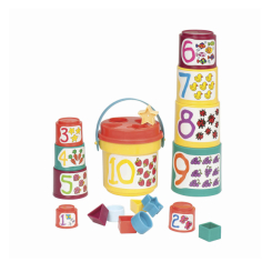 Розвивальні іграшки - Ігровий набір Battat Lite Сортер-пірамідка (BT2611Z) Розвивальні іграшки - Ігровий набір Battat Lite Сортер-пірамідка (BT2611Z)