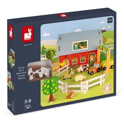 Фігурки чоловічків - Ігровий набір Janod Ферма з тваринами 3D (J08577) Фігурки чоловічків - Ігровий набір Janod Ферма з тваринами 3D (J08577)