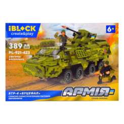 Конструктори з унікальними деталями - Конструктор IBLOCK БТР-4 Буцефал 389 деталей (PL-921-423) Конструктори з унікальними деталями - Конструктор IBLOCK БТР-4 Буцефал 389 деталей (PL-921-423)
