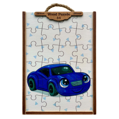 Пазли - Пазл дерев'яний Tatev Машинка 36 деталей (4820231170503) Пазли - Пазл дерев'яний Tatev Машинка 36 деталей (4820231170503)
