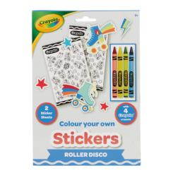 Товари для малювання - Набір для розмальовування Crayola Наліпки Ролер-Диско (15754-B) Товари для малювання - Набір для розмальовування Crayola Наліпки Ролер-Диско (15754-B)