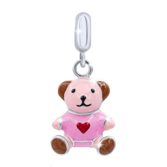 Ювелірні прикраси - Кулон UmaUmi Ведмедик із серцем рожевий (1066976454451) Ювелірні прикраси - Кулон UmaUmi Ведмедик із серцем рожевий (1066976454451)