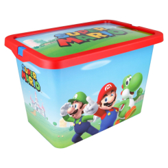 Бокси для іграшок - Коробка для іграшок Stor Super Mario 7 L (Stor-09594) Бокси для іграшок - Коробка для іграшок Stor Super Mario 7 L (Stor-09594)
