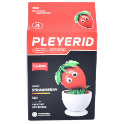 Конструктори з унікальними деталями - Конструктор Sluban Фігурка у горщику Полуниця (M38-B1073/1) Конструктори з унікальними деталями - Конструктор Sluban Фігурка у горщику Полуниця (M38-B1073/1)