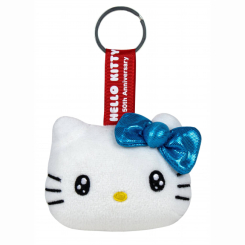 Брелоки - Брелок Hello Kitty Хелло Кітті Ювілейна 50 Блакитний бантик 7 см (760023891/4) Брелоки - Брелок Hello Kitty Хелло Кітті Ювілейна 50 Блакитний бантик 7 см (760023891/4)