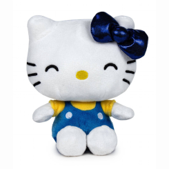 Персонажі мультфільмів - М'яка іграшка Hello Kitty Хелло Кітті Ювілейна 50 Синій бантик 32 см (760023890/4) Персонажі мультфільмів - М'яка іграшка Hello Kitty Хелло Кітті Ювілейна 50 Синій бантик 32 см (760023890/4)