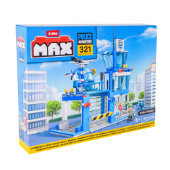 Конструктори з унікальними деталями - Конструктор MAX City Поліція 321 деталей (83163) Конструктори з унікальними деталями - Конструктор MAX City Поліція 321 деталей (83163)