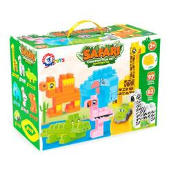 Блокові конструктори - Конструктор Technok Сафарі 97 елементів (9383) Блокові конструктори - Конструктор Technok Сафарі 97 елементів (9383)