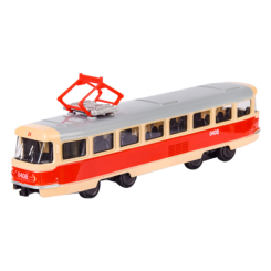 Транспорт і спецтехніка - Автомодель Автопром Трамвай червоний (6411ABD/2) Транспорт і спецтехніка - Автомодель Автопром Трамвай червоний (6411ABD/2)