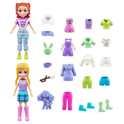 Ляльки - Ігровий набір Polly Pocket Модний гардероб для двох Пікнік на природі (HNF51/5) Ляльки - Ігровий набір Polly Pocket Модний гардероб для двох Пікнік на природі (HNF51/5)