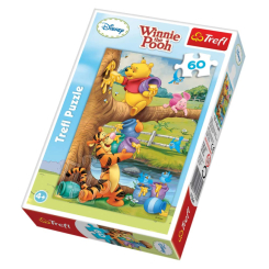 Пазли - Пазл Trefl Вінні Пух 60 деталей (17264) Пазли - Пазл Trefl Вінні Пух 60 деталей (17264)