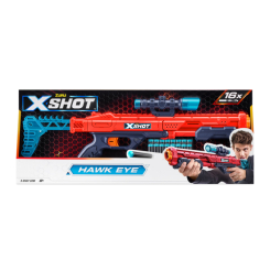 Помпова зброя - Бластер X-Shot Red Excel Hawk Eye (36435R) Помпова зброя - Бластер X-Shot Red Excel Hawk Eye (36435R)