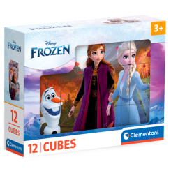 Розвивальні іграшки - Кубики-пазл Clementoni Frozen 12 елементів (41192) Розвивальні іграшки - Кубики-пазл Clementoni Frozen 12 елементів (41192)