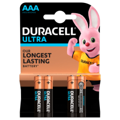 Акумулятори і батарейки - Батарейки алкалінові Duracell Ultra Power ААА 1.5V LR03 4 шт (5000394062931b) Акумулятори і батарейки - Батарейки алкалінові Duracell Ultra Power ААА 1.5V LR03 4 шт (5000394062931b)