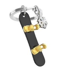 Брелоки - Брелок Metalmorphose Nowboard with Snowflake Charm (8000020290982) Брелоки - Брелок Metalmorphose Nowboard with Snowflake Charm (8000020290982)