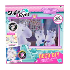 Набори для творчості - Набір для творчості Canal Toys DIY Style 4 Ever Мої улюбленці Родина сяючих єдинорогів (OFG287) Набори для творчості - Набір для творчості Canal Toys DIY Style 4 Ever Мої улюбленці Родина сяючих єдинорогів (OFG287)