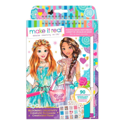 Товари для малювання - Блокнот з трафаретами Make it Real Квіткова фантазія (MR3202) (542324) Товари для малювання - Блокнот з трафаретами Make it Real Квіткова фантазія (MR3202) (542324)