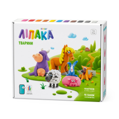 Набори для ліплення - Набір пластиліну Ліпака Тварини (15012-UA01) Набори для ліплення - Набір пластиліну Ліпака Тварини (15012-UA01)