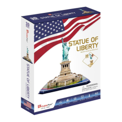 3D-пазли - Тривимірна головоломка-конструктор CubicFun Статуя Свободи (C080h) 3D-пазли - Тривимірна головоломка-конструктор CubicFun Статуя Свободи (C080h)