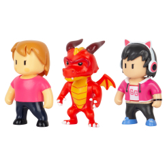 Фігурки персонажів - Набір ігрових фігурок Stumble Guys Оператор Джина, Дракон Інферно та Міс Стамбл (SG2020-3) Фігурки персонажів - Набір ігрових фігурок Stumble Guys Оператор Джина, Дракон Інферно та Міс Стамбл (SG2020-3)