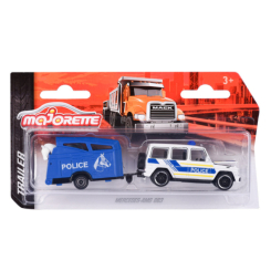 Транспорт і спецтехніка - Автомодель Majorette Дорожня допомога з трейлером Mercedes-AMG G63 (2053154/12) Транспорт і спецтехніка - Автомодель Majorette Дорожня допомога з трейлером Mercedes-AMG G63 (2053154/12)